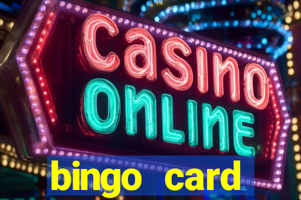 bingo card generator with pictures